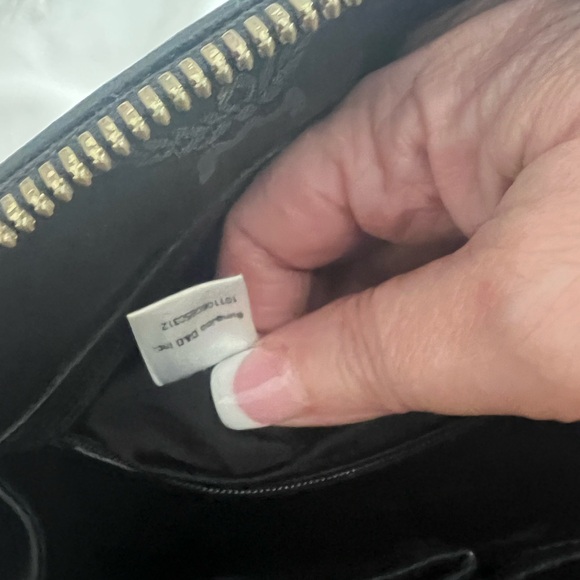 MCM Black Satchel with Gold Hardware - Picture 11 of 15